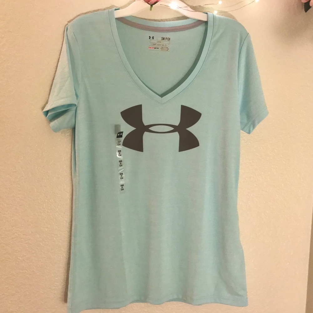 Under Armour turquoise tee
